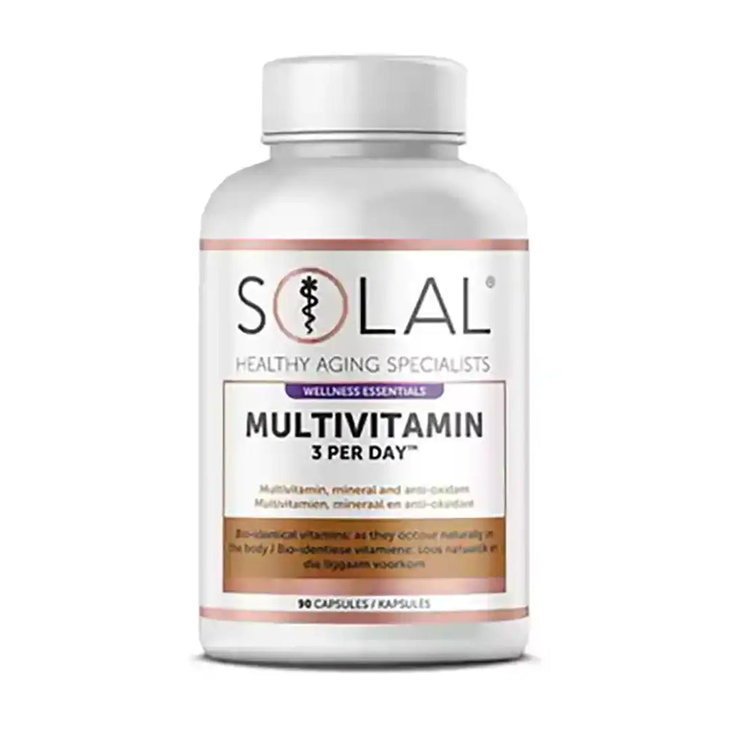 Solal Multivitamin 3-Per-Day Capsules, 90's
