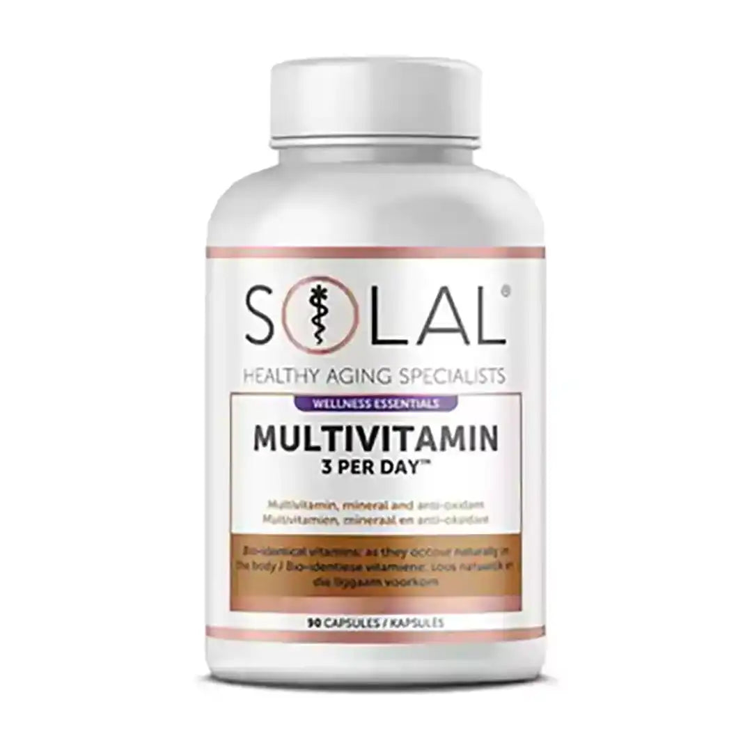 Solal Multivitamin 3-Per-Day Capsules, 90's