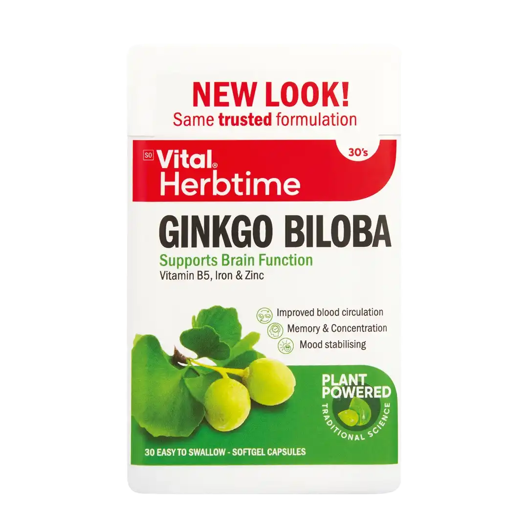Vital Ginkgo Biloba Capsules, 30's