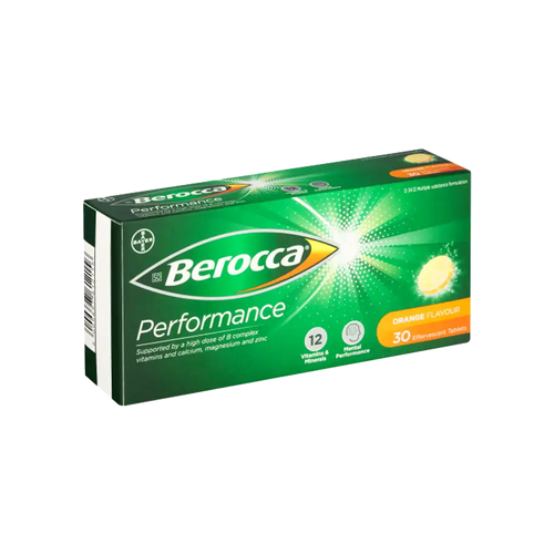 Berocca Performance Effervescent Tablets 30's, Assorted