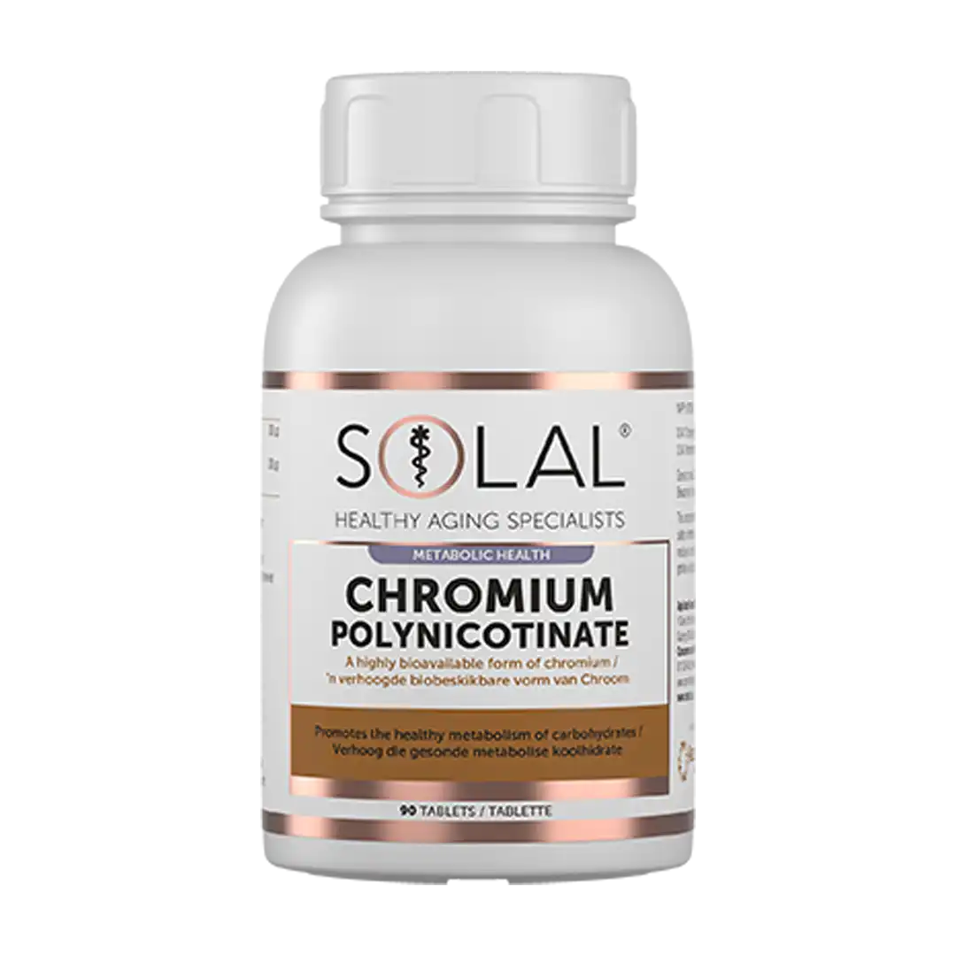 Solal Chromium Polynicotinate Tablets, 90's