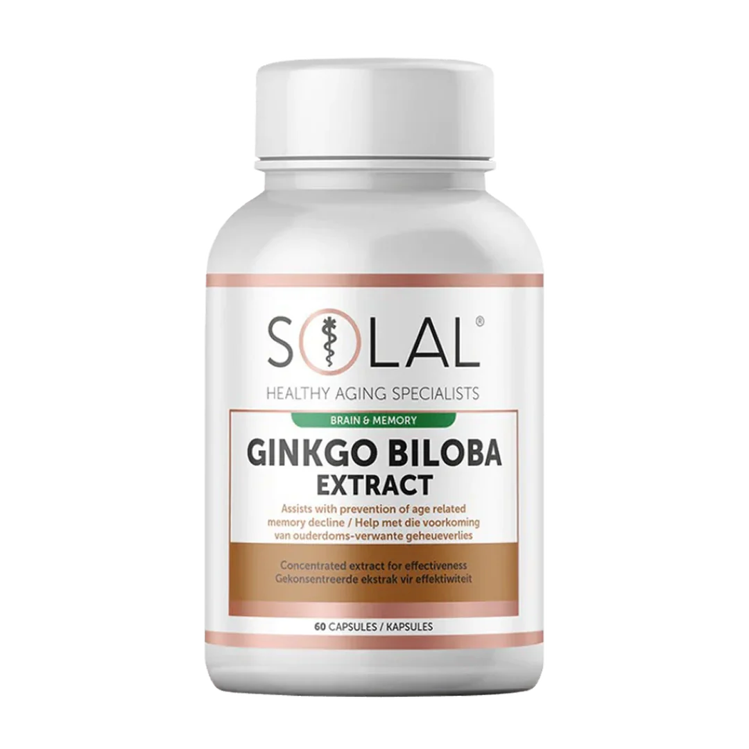 Solal Ginkgo Biloba Extract Capsules, 60's