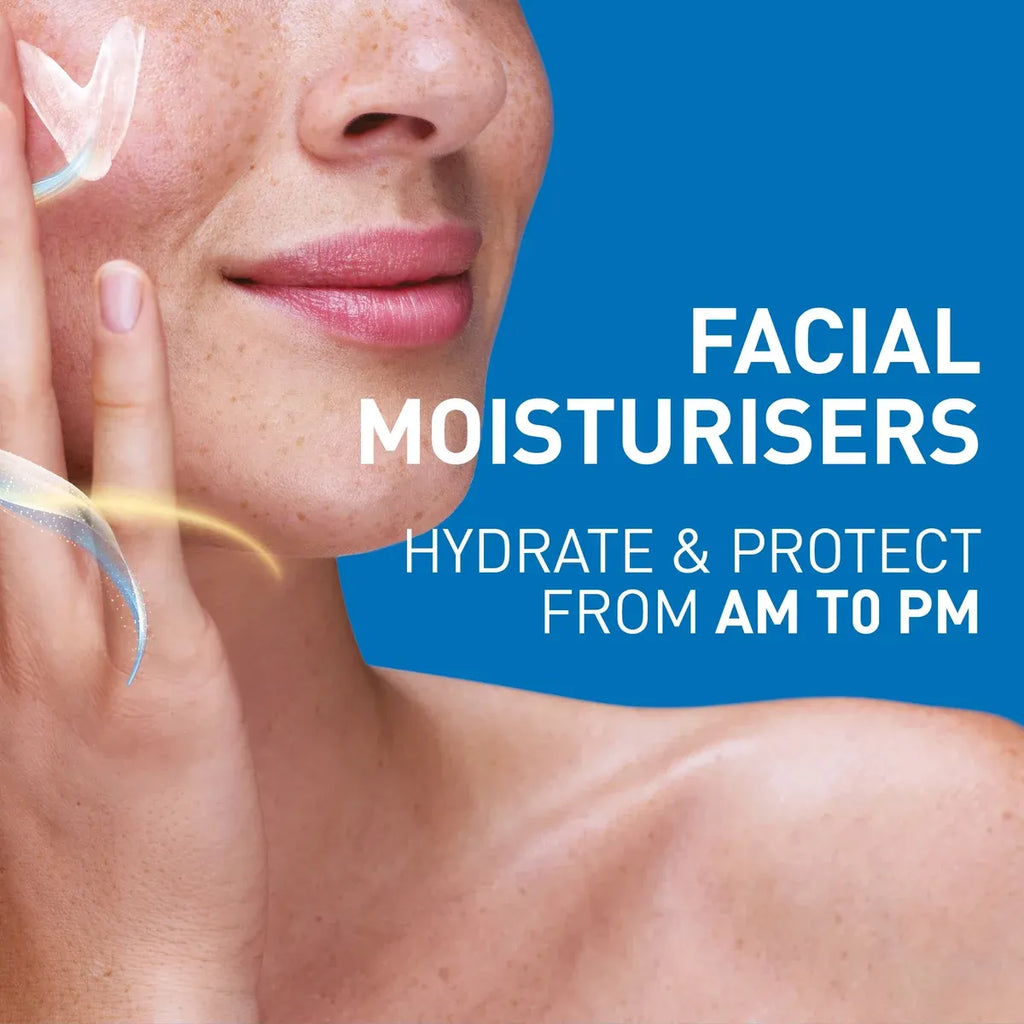 CeraVe Day & Night Facial Moisturising Duo for Dry Skin with SPF 50 and Niacinamide