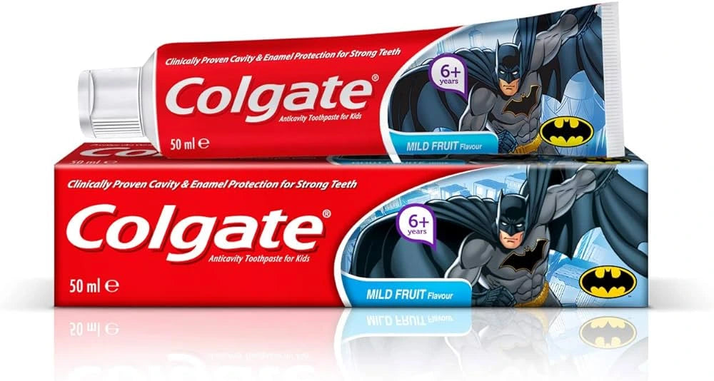 Colgate Toothpaste Kids Batman Barbie 6+