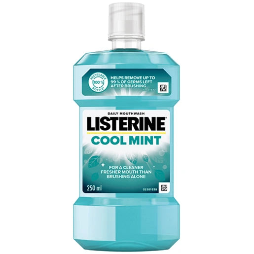 Listerine Mouthwash 250ml, Assorted