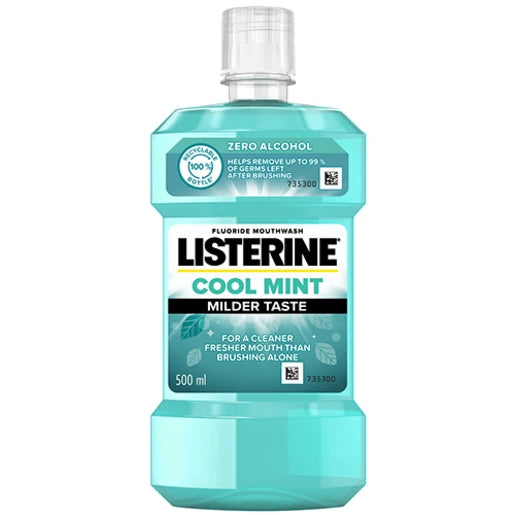 Listerine Mouthwash 500ml, Assorted