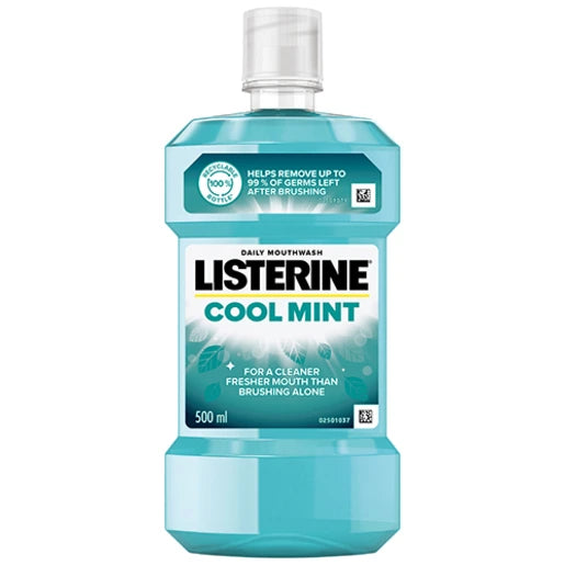 Listerine Mouthwash 500ml, Assorted
