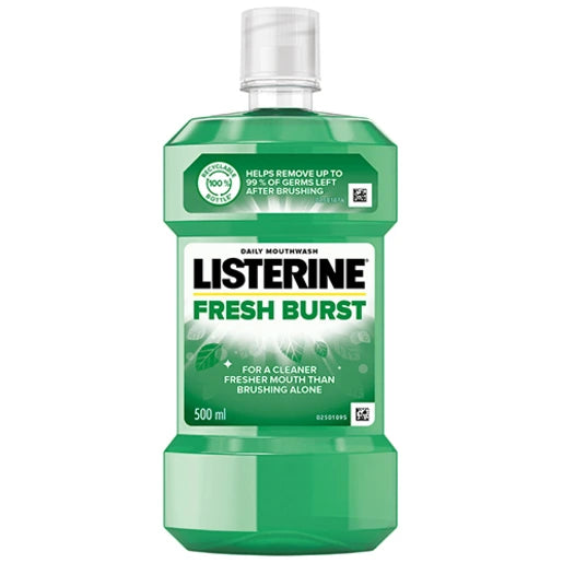 Listerine Mouthwash 500ml, Assorted