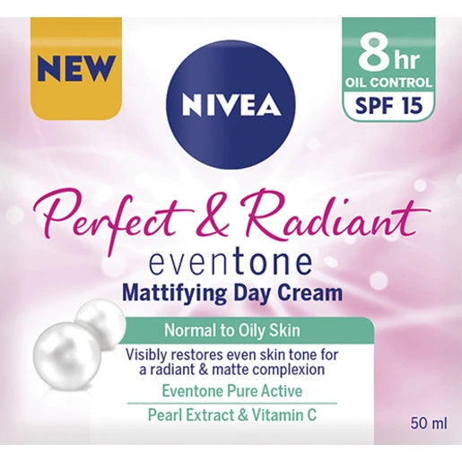 Nivea Perfect & Radiant Even Tone Mattifying Day Cream SPF15, 50ml