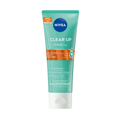 Nivea Clear Up Scrub, 75ml
