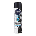 Nivea Men Black and White Invisible Aerosol 150ml, Assorted
