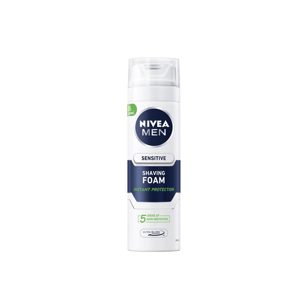 Nivea Men Sensitive Shaving Foam, 200ml